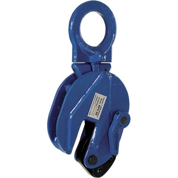 Vestil - 2,000 Lbs. Load Capacity Plate Clamp - 3/4 Inch Max Thickness, 2.9 Inch Throat Depth and 2.3 Inch Bale Opening - Exact Tooling