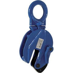 Vestil - 2,000 Lbs. Load Capacity Plate Clamp - 3/4 Inch Max Thickness, 2.9 Inch Throat Depth and 2.3 Inch Bale Opening - Exact Tooling