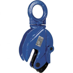 Vestil - 4,000 Lbs. Load Capacity Plate Clamp - 1 Inch Max Thickness, 2.9 Inch Throat Depth and 2.3 Inch Bale Opening - Exact Tooling