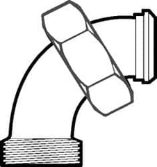 VNE - 4" Bevel Seat Style Sanitary Stainless Steel Pipe 90° Elbow - Exact Tooling