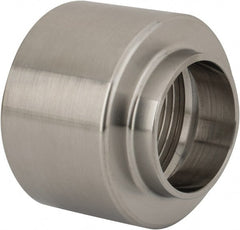 VNE - 1-1/4", Weld Style, Sanitary Stainless Steel Pipe Adapter - FNPT x Butt Weld Connection, Grade 316L - Exact Tooling