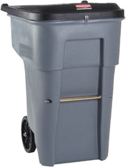 Rubbermaid - 65 Gal Gray Rectangle Confidential Document Container - 41.8" High x 32.3" Long x 25.3" Wide - Exact Tooling