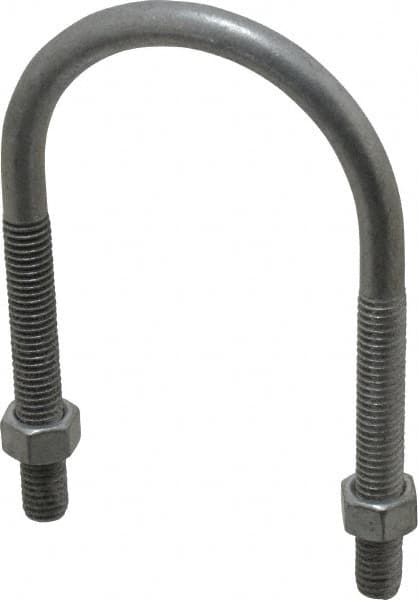 Cooper Crouse-Hinds - Malleable Iron Rigid U-Bolts - 2" Rigid, Electrogalvanized Finish - Exact Tooling