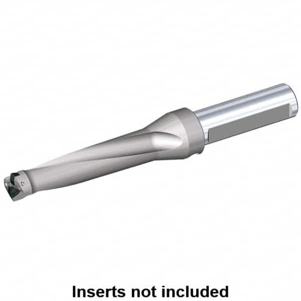 Kennametal - 3.94" Max Drill Depth, 4xD, 25mm Diam, Indexable Insert Drill - 1" Shank Diam, Straight Shank - Exact Tooling