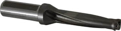 Kennametal - 127mm Max Drill Depth, 4xD, 31.75mm Diam, Indexable Insert Drill - 2 Inserts, 1-1/2" Shank Diam, Straight Shank - Exact Tooling