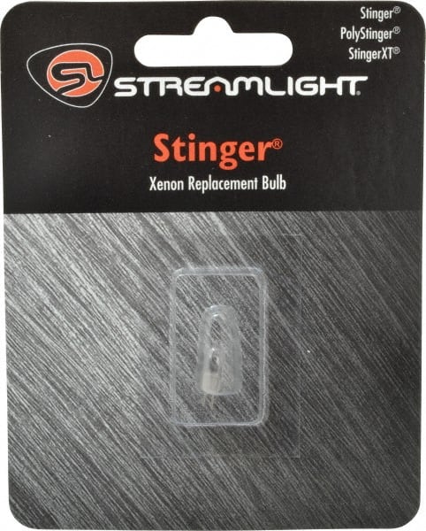 Streamlight - Xenon Bulb - Clear, Compatible With 76000, 76001, 76003, 76005, 76021, 76022, 76201, 76214, 76221, 76500, 76501, 76502, 76514, 76521, 76522, 76524, 76600, 76603, 76611, 76614, 76906 & 76909 Flashlights - Exact Tooling