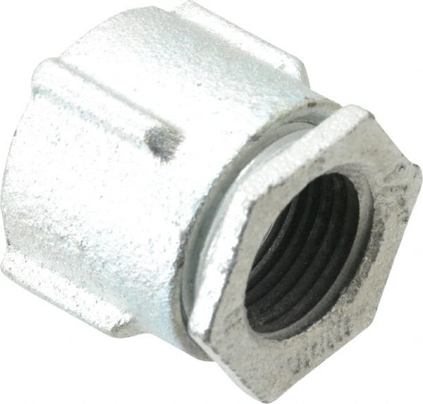 Cooper Crouse-Hinds - 1/2" Trade, Malleable Iron Threaded Rigid/Intermediate (IMC) Conduit Coupling - Noninsulated - Exact Tooling