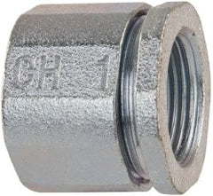 Cooper Crouse-Hinds - 1" Trade, Malleable Iron Threaded Rigid/Intermediate (IMC) Conduit Coupling - Noninsulated - Exact Tooling