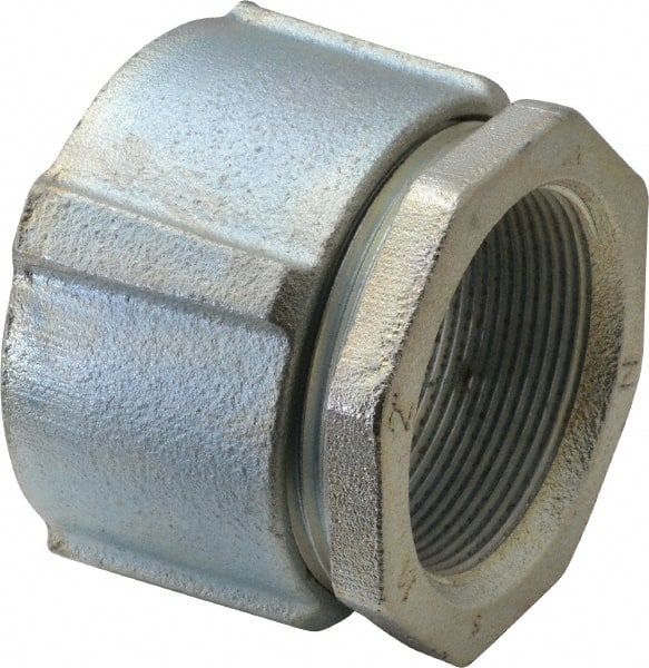 Cooper Crouse-Hinds - 2" Trade, Malleable Iron Threaded Rigid/Intermediate (IMC) Conduit Coupling - Noninsulated - Exact Tooling