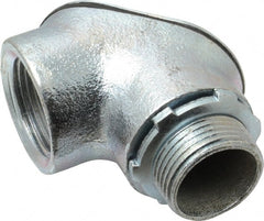 Cooper Crouse-Hinds - 1" Trade, Malleable Iron Threaded Angled Rigid/Intermediate (IMC) Conduit Elbow - Insulated - Exact Tooling