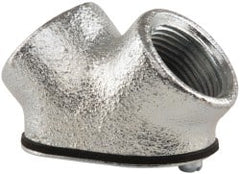 Cooper Crouse-Hinds - 3/4" Trade, Malleable Iron Threaded Angled Rigid/Intermediate (IMC) Conduit Elbow - Insulated - Exact Tooling