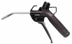 Silvent - 145 Max psi Stainless Steel Safety Tip Pistol Grip Blow Gun - 1/4 NPT, 40" Tube Length, Acetal Body, Steel Blow Pipe, Stainless Steel Tip - Exact Tooling