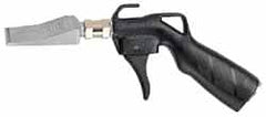 Silvent - 145 Max psi Heavy Duty Flat Nozzle Pistol Grip Blow Gun - 1/4 NPT, Acetal Body, Zinc Nozzle - Exact Tooling
