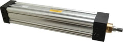 Parker - 10" Stroke x 2" Bore Double Acting Air Cylinder - 3/8 Port, 7/16-20 Rod Thread, 250 Max psi, -10 to 165°F - Exact Tooling