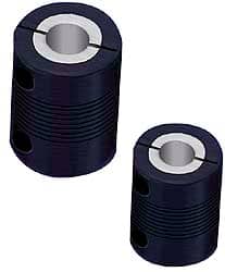 Simpson Electric - 0 Digit LED Display Encoder - Flexible Shaft Couplng - Exact Tooling