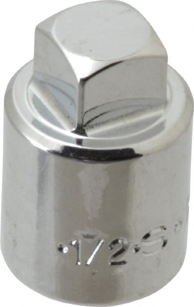 SK - 1/2" Drive, 1/2" Socket, Male Pipe Plug Socket - 4 Points, 1-3/8" OAL - Exact Tooling