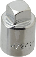SK - 1/2" Drive, 1/2" Socket, Male Pipe Plug Socket - 4 Points, 1-3/8" OAL - Exact Tooling
