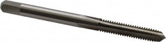 Interstate - #10-30 UNS 3B 4 Flute Bright Finish High Speed Steel Straight Flute Standard Hand Tap - Plug, Right Hand Thread, 2-3/8" OAL, H3 Limit, Oversize - Exact Tooling
