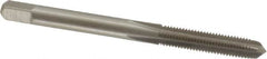 Interstate - #10-36 UNS 3B 4 Flute Bright Finish High Speed Steel Straight Flute Standard Hand Tap - Plug, Right Hand Thread, 2-3/8" OAL, H2 Limit, Oversize - Exact Tooling