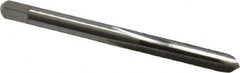 Interstate - #10-80 UNS 3B 4 Flute Bright Finish High Speed Steel Straight Flute Standard Hand Tap - Plug, Right Hand Thread, 2-3/8" OAL, H2 Limit, Oversize - Exact Tooling