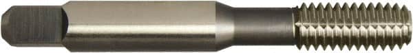 Vermont Tap & Die - #6-32 UNC 2B/3B H3 Thread Limit Bottoming Thread Forming Tap - High Speed Steel, Bright Finish, 2" OAL, 3/8" Thread Length, Right Hand Thread, Series 1986 - Exact Tooling