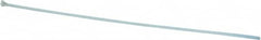 Thomas & Betts - 11.1" Long Natural (Color) Nylon Standard Cable Tie - 30 Lb Tensile Strength, 1.31mm Thick, 4" Max Bundle Diam - Exact Tooling