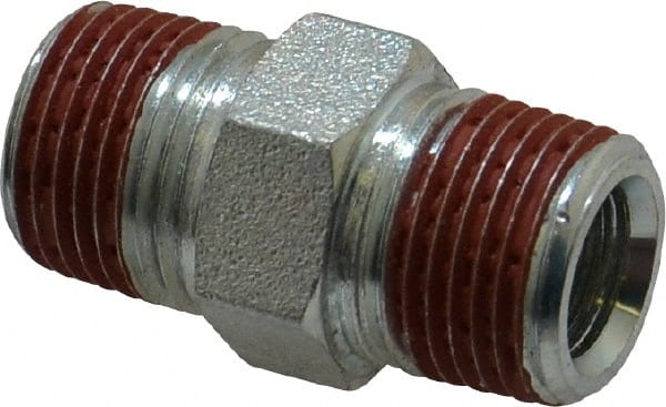 Enerpac - 3/8 NPTF Hydraulic Hose Hex Nipple - 10,000 psi - Exact Tooling