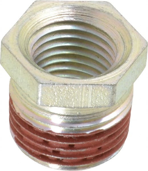 Enerpac - 3/8 Male & 1/4 Female NPTF Hydraulic Hose Bushing - 10,000 psi - Exact Tooling