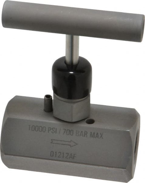 Enerpac - 3/8-18 Inlet Hydraulic Control Valve - 10,000 psi, 3-1/2" High x 1.87" Wide x 2.38" Long - Exact Tooling