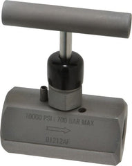 Enerpac - 3/8-18 Inlet Hydraulic Control Valve - 10,000 psi, 3-1/2" High x 1.87" Wide x 2.38" Long - Exact Tooling