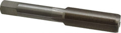 Interstate - 9/16-40 UNS 3B 4 Flute Bright Finish High Speed Steel Straight Flute Standard Hand Tap - Bottoming, Right Hand Thread, 3-19/32" OAL, H3 Limit, Oversize - Exact Tooling