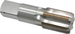 Interstate - 1-3/16 - 18 UNEF 3B 6 Flute Bright Finish High Speed Steel Straight Flute Standard Hand Tap - Bottoming, Right Hand Thread, 4" OAL, H4 Limit, Oversize - Exact Tooling