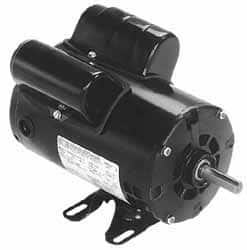 Marathon Electric - 1 Max hp, 3,450 Max RPM, Electric AC DC Motor - 115/208-230 V Input, Single Phase, 56 Frame, 0.62" Shaft Diam - Exact Tooling