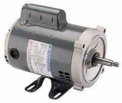 Marathon Electric - 1/4 Max hp, 1,200 Max RPM, Electric AC DC Motor - 115 V Input, Single Phase, 56 Frame, 0.62" Shaft Diam - Exact Tooling