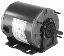 Marathon Electric - 1/4 Max hp, 1,725 Max RPM, Electric AC DC Motor - 115 V Input, Single Phase, 48 Frame, 1/2" Shaft Diam - Exact Tooling