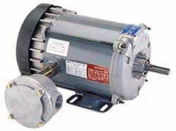 Marathon Electric - 1/4 Max hp, 1,140 Max RPM, Electric AC DC Motor - 115/208-230 V Input, Single Phase, 56 Frame, 0.62" Shaft Diam - Exact Tooling
