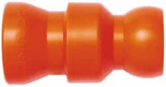 Loc-Line - 10 Piece, 1/2" ID Coolant Hose In-Line Valve - Female to Ball Connection, Acetal Copolymer Body, Unthreaded, Use with Loc-Line Modular Hose Systems - Exact Tooling