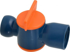 Loc-Line - 10 Piece, 1/2" ID Coolant Hose Valve Pack - Female to Female Connection, Acetal Copolymer Body, 1/2 NPT, Use with Loc-Line Modular Hose Systems - Exact Tooling