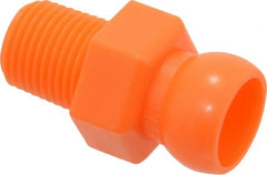 Loc-Line - 50 Piece, 1/4" Hose ID, Male to Female Coolant Hose Connector - 1/8" NPT, For Loc-Line Modular Hose Systems - Exact Tooling