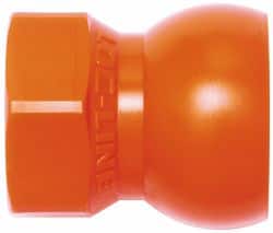 Loc-Line - 20 Piece, 1/2" Hose ID, Coolant Hose SAE Flare Nut Adapter - 3/8" Thread, For Loc-Line Modular Hose Systems - Exact Tooling