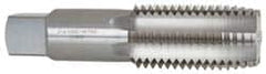 Interstate - 2 - 4-1/2 UNC 3B 6 Flute Bright Finish High Speed Steel Straight Flute Standard Hand Tap - Plug, Right Hand Thread, 8" OAL, H6 Limit, Oversize - Exact Tooling