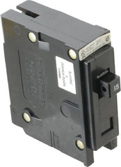 Eaton Cutler-Hammer - 15 Amp, 120/240 VAC, 24 VDC, 48 VDC, 80 VDC, 1 Pole, Plug In Miniature Circuit Breaker - Thermal Magnetic Trip, 14-4 AWG, 2-3/8 Inch Deep x 2-15/16 Inch High x 1 Inch Wide - Exact Tooling