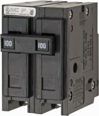 Eaton Cutler-Hammer - 100 Amp, 120/240 VAC, 24 VDC, 48 VDC, 80 VDC, 2 Pole, Plug In Miniature Circuit Breaker - Thermal Magnetic Trip, 8-1/0 AWG, 2-3/8 Inch Deep x 2-15/16 Inch High x 2 Inch Wide - Exact Tooling