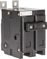 Eaton Cutler-Hammer - 40 Amp, 120/240 VAC, 24 VDC, 48 VDC, 80 VDC, 2 Pole, Bolt On Miniature Circuit Breaker - Thermal Magnetic Trip, 14-4 AWG, 2-3/8 Inch Deep x 2-15/16 Inch High x 2 Inch Wide - Exact Tooling