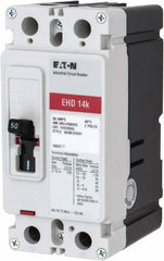 Eaton Cutler-Hammer - 50 Amp, 250 VDC, 480 VAC, 2 Pole, Molded Case Circuit Breaker - Thermal Magnetic Trip, Multiple Breaking Capacity Ratings, 14-1/0 AWG, 3-3/8 Inch Deep x 6 Inch High x 2-3/4 Inch Wide - Exact Tooling