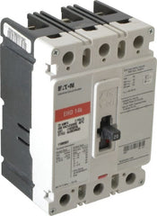 Eaton Cutler-Hammer - 20 Amp, 250 VDC, 480 VAC, 3 Pole, Molded Case Circuit Breaker - Thermal Magnetic Trip, 18 kA at 240 VAC Breaking Capacity, 14-1/0 AWG, 3-3/8 Inch Deep x 6 Inch High x 4-1/8 Inch Wide - Exact Tooling