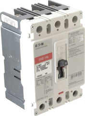 Eaton Cutler-Hammer - 30 Amp, 250 VDC, 480 VAC, 3 Pole, Molded Case Circuit Breaker - Thermal Magnetic Trip, Multiple Breaking Capacity Ratings, 14-1/0 AWG, 3-3/8 Inch Deep x 6 Inch High x 4-1/8 Inch Wide - Exact Tooling