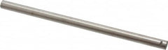 Eclipse - 6" Long x 19/64" Diam, Alnico Round Bar Magnet - Notched, 1,022°Fahrenheit Max Operating Temp - Exact Tooling