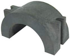 Eclipse - 2-3/16" High x 4-7/16" Wide x 2" Deep, 130 Lb Max Pull Force, Alnico Separator Magnet - 2-3/4" Gap Width, 5/16" Hole Diam, 1,022°F Max Operating Temp - Exact Tooling