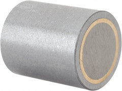 Eclipse - 5/8" Diam, 10-24 Thread, 2.07 Lb Average Pull Force, Alnico Pot Magnets - 220°C Max Operating Temp, 3/4" High - Exact Tooling